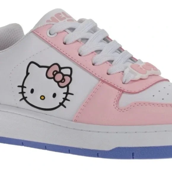 Hello Kitty Sneakers Size 8- Pink, Blue, and White. NWT - Picture 6 of 7